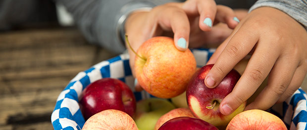 National Nutrition Month image with apples